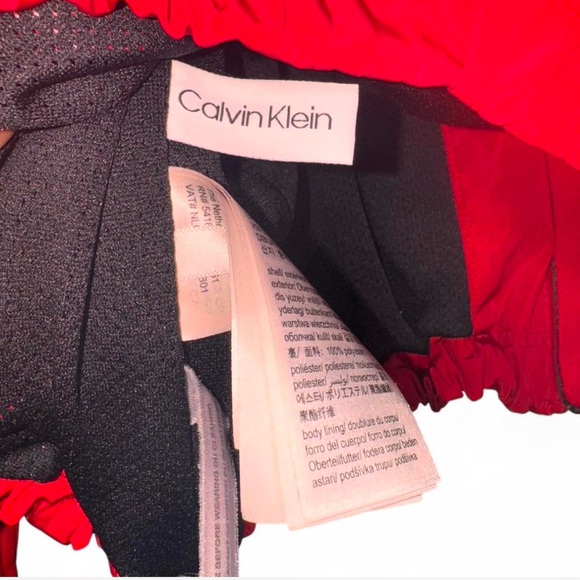 Calvin Klein Red Water-Resistant Jacket - Picture 6 of 6